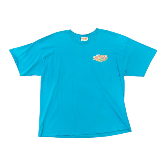 Vintage Retro Blue Fudpucker  Bar & Grill  T-Shirt Sz  2xl 2x - Picture 1 of 7